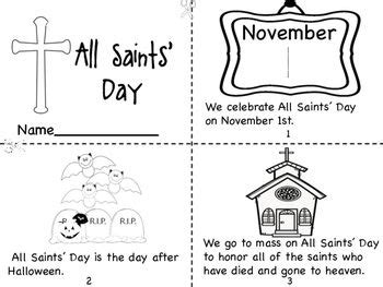 saints day printable worksheets
