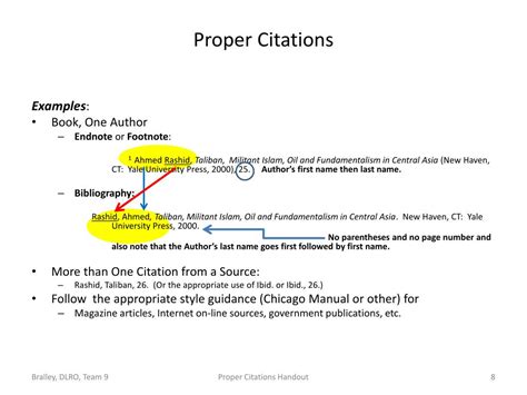 proper citation  text