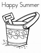 Summer Coloring Pages Kindergarten Sheets Getdrawings Preschoolers sketch template