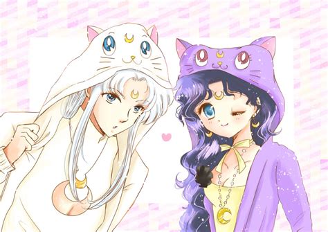Artemis And Luna Human Forms Sailor Moon Character Luna And Artemis