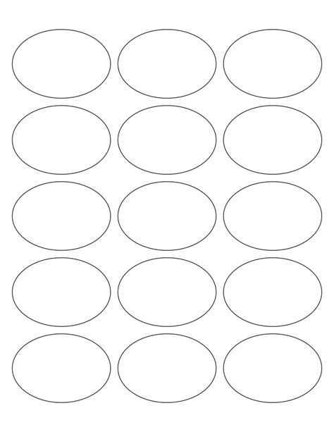 oval printable labels printable word searches