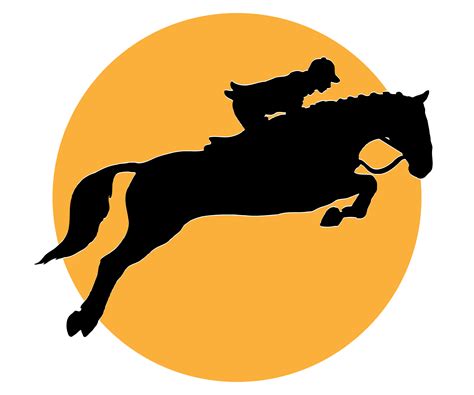 horse jumping logo png choose   horse logo graphic resources