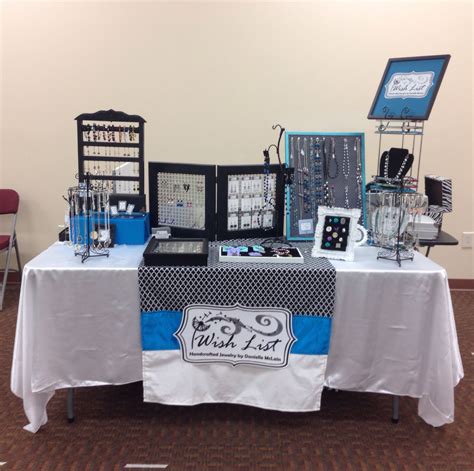 pin  danielle mclain  business ideas jewerly displays chic home decor craft show table