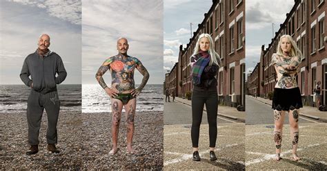 Portraits Of Tattooed People With And Without Clothes Photography