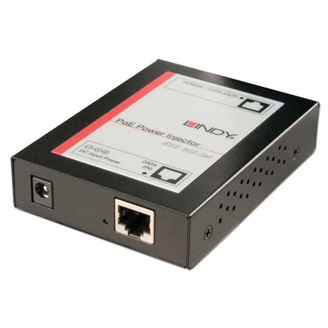 power over ethernet injector 54v dc from lindy uk