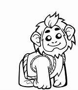 Cute Ape Coloring Printable Description sketch template