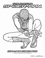 Amazing Spiderman Coloring His Pages Color Webs Shoot Ready Hellokids Print sketch template