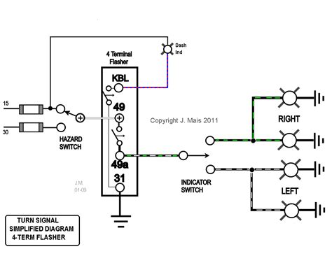 universal turn signal switch wiring diagram  faceitsaloncom