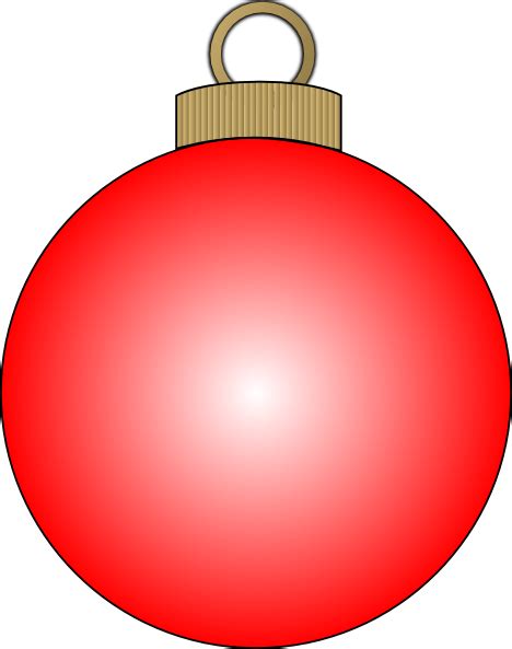 christmas ball ornament template clipart