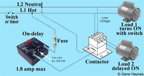 timer  contactor wiring diagram wiring diagram