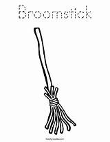 Coloring Broomstick Broom Favorites Login Add Witch sketch template