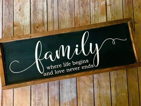 family home decor signs