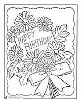 Coloring Birthday Pages Printable Below Click sketch template