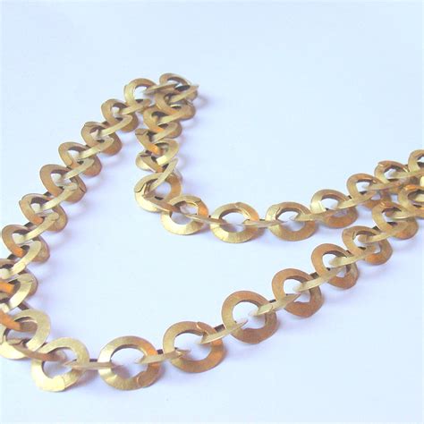 forged small link brass chain contemporary necklaces pendants  debbie long lovedazzlecom