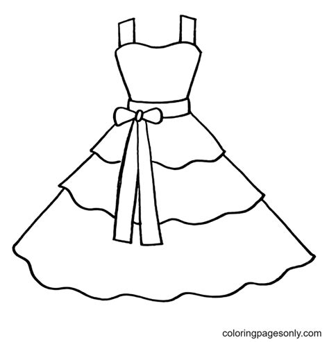 dresses  girls coloring pages dress coloring pages coloring
