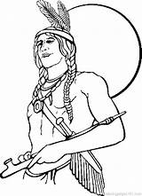 Coloring Indians Cleveland Pages Getcolorings Indian sketch template