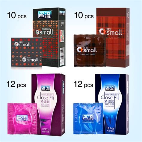 10pcs lot small tight condoms natural latex particles lasting delayed g