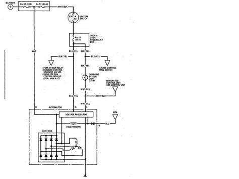 honda  pin alternator wiring diagram siannonbeca