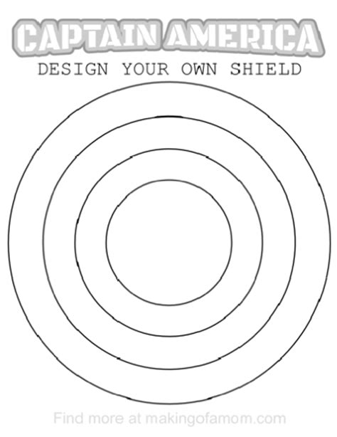 captain america shield coloring pages coloring  drawing