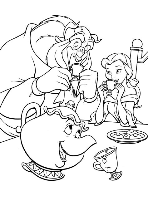 belle coloring pages disney princess coloring pages cartoon coloring