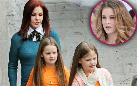 Lisa Marie Presley Twins Girls Photos With Priscilla Presley In