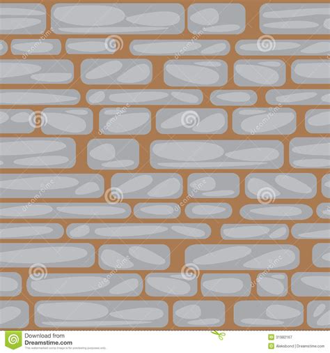 seamless pattern stone wall stock vector illustration  facade