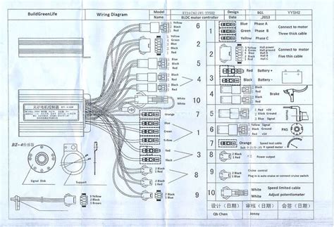 electric bike wiring diagram