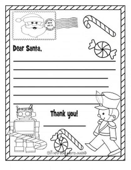 letter  santa coloring page part
