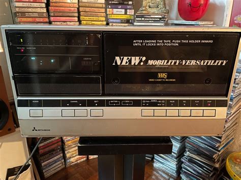 rare vintage  mitsubishi vhs videorecorder hs  tv home appliances tv entertainment