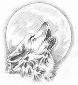 Wolf Moon Howling Tattoo Coloring Pages Dream Choose Board Change Animal Catcher Easy Wolves sketch template