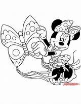 Minnie Mouse Coloring Pages Disney Kite Flying Roller Skating Funstuff Disneyclips sketch template