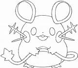 Dedenne Pokemon Coloring Pages Pokémon sketch template