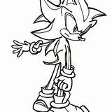 Sonic Coloring Skate Hedgehog Color sketch template