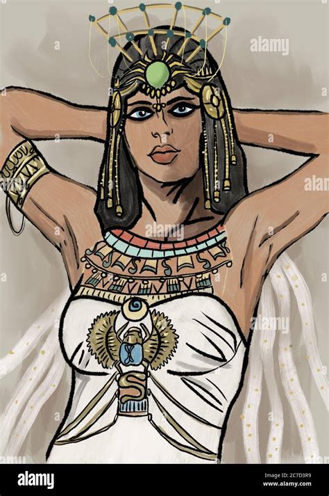 Egyptian Drawings Of Cleopatra