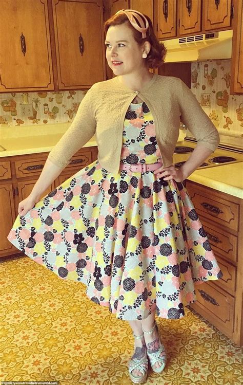 woman 38 who lives and dresses as a 1950s housewife spent over