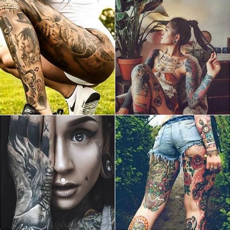 Самые Красивые Татуировки для Девушек Сексуальные Девушки с Тату