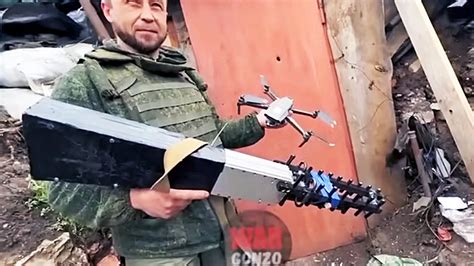 russian backed separatist shows  questionable homemade counter drone jamming gun