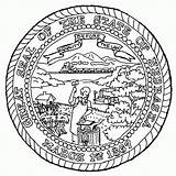 Nebraska Seal Capitol Designlooter sketch template
