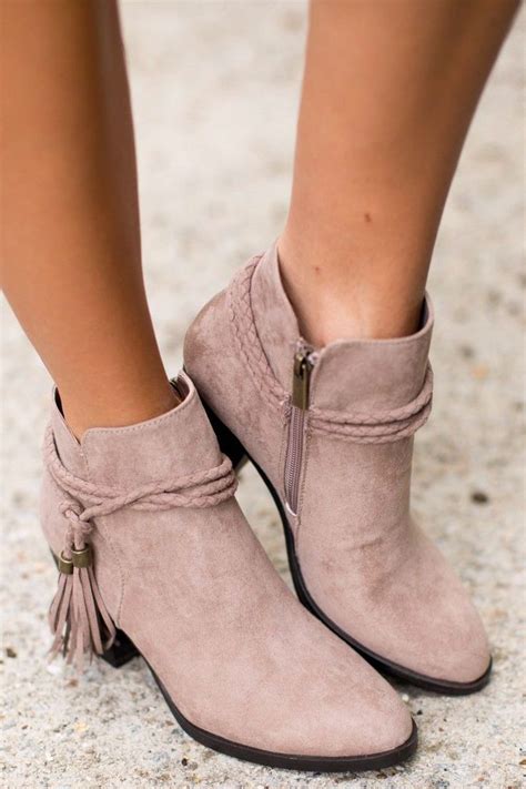 One Step Closer Taupe Ankle Boots At Boots