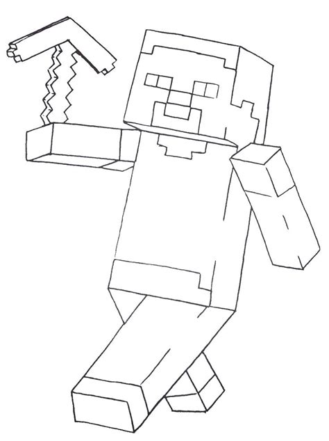 minecraft zombie coloring pages  getcoloringscom  printable