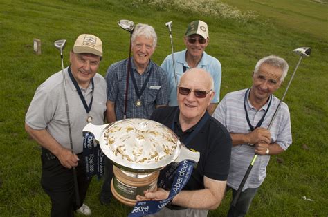 golden games golfers grab scottish open trophy press  journal