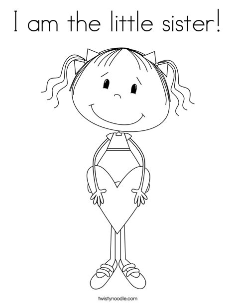 love sister coloring pages coloring pages