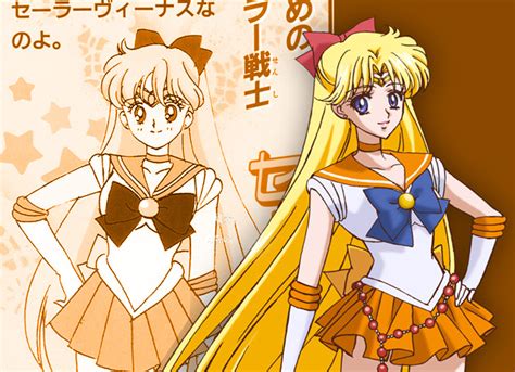 Then And Now Sailor Moon Character Designs Classic Anime
