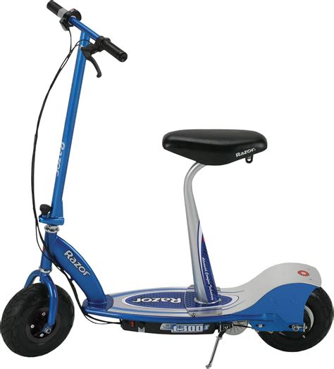 Razor E300s Seated Electric Scooter Clear Seated