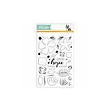 Simon Hope Says Stamp Blooms Set sketch template