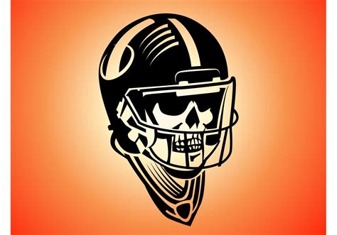 skeleton football player download free vector art stock