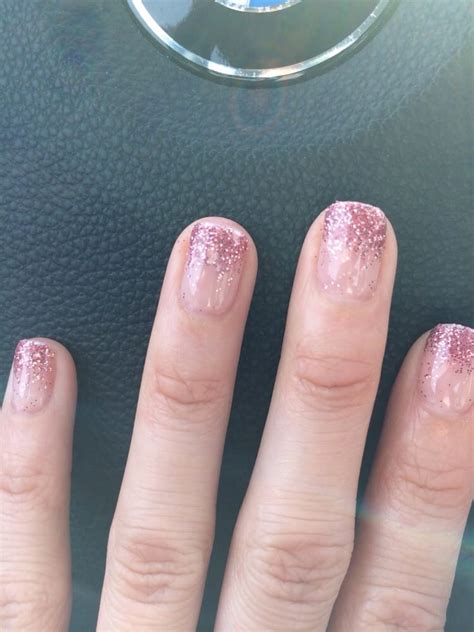 pink glitter ombre nails yelp