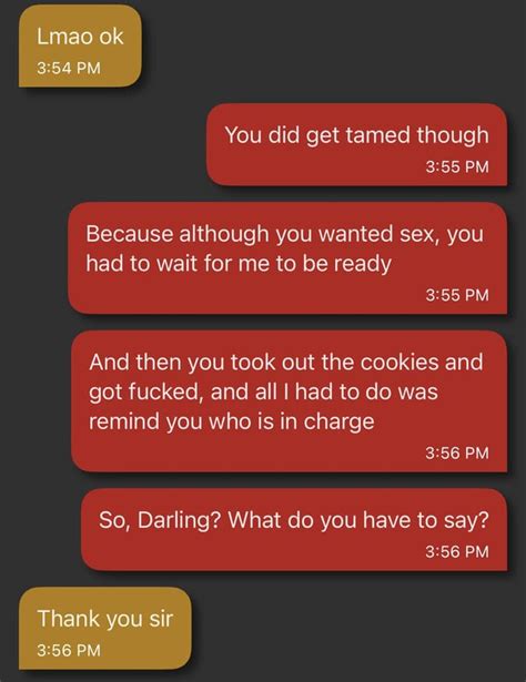 Context She Asked For Sex I Said Not Until She Finished Baking