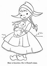 Coloring Holland Pages Finland Girl Vintage Qisforquilter Rabbit Book Embroidery Sheets Children Printable Colouring Dutch 1101 Books Para Lands 1954 sketch template