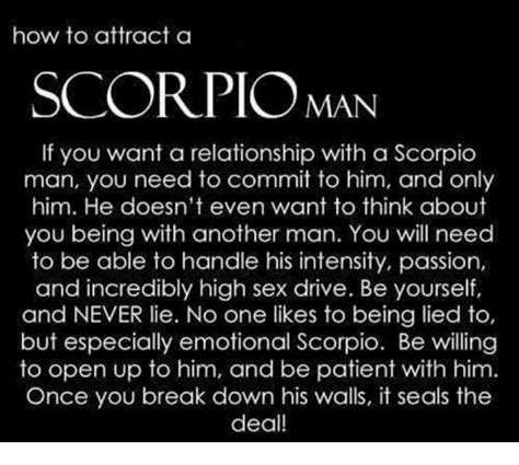 How To Attract A Scorpio M If You Want A Relationship With A Scorpio